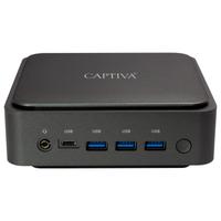 CAPTIVA Mini-PC Mini PC Power Starter I76-496 Computer Gr. ohne Betriebssystem, 16 GB RAM 250 GB SSD, schwarz Mini PC