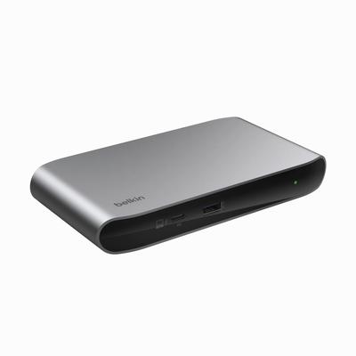 BELKIN USB-Verteiler "Thunderbolt 4 5-in-1 Core Hub" Verteiler grau Netzwerk