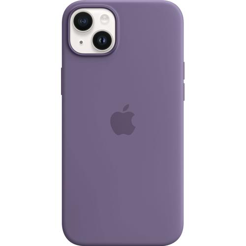 "APPLE Handyhülle ""iPhone 14 Plus Silikon Case mit MagSafe"" Hüllen Gr. iPhone 14 Plus, lila (iris) Zubehör für Handys Smartphones"