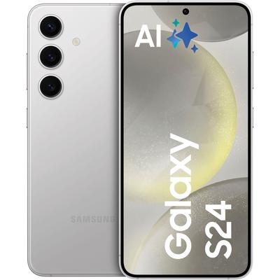 SAMSUNG Smartphone "Galaxy S24", silber (marble gray), 128 GB, Mobiltelefone, AI-Funktionen, Topseller Image