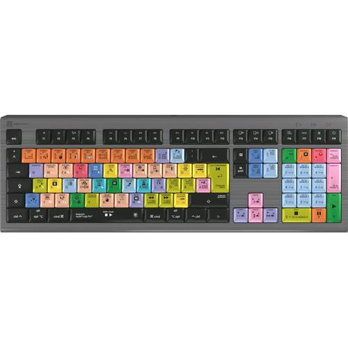 "LOGICKEYBOARD Tastatur ""Apple Logic Pro X2 Astra 2 DE (Mac)"" Tastaturen grau Tastaturen"