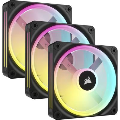 CORSAIR Gehäuselüfter "QX120 RGB Starter-Kit" Computer-Kühler schwarz Weitere PC-Komponenten
