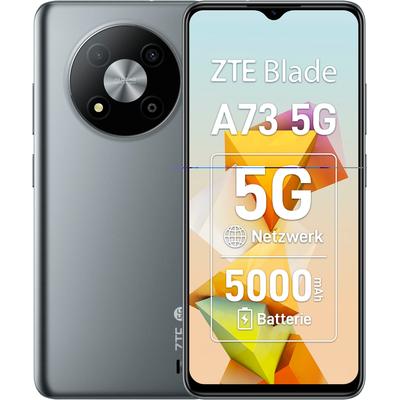 ZTE Smartphone "Blade A73 5G", grau, 128 GB, Mobiltelefone