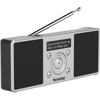 TECHNISAT Digitalradio (DAB+) "DIGITRADIO 1 S", silber (schwarz, silber), B:22,9cm H:9,2cm T:3,2cm, Radios, Made in Germany Image