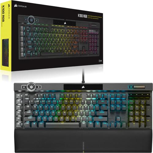 CORSAIR Gaming-Tastatur ""Corsair K100 RGB"", schwarz, Tastaturen