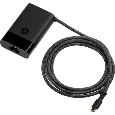 HP Notebook-Ladegerät "65W USB-C Laptop Charger", schwarz, B:9,7cm H:2,1cm T:5,35cm, Ladegeräte Image