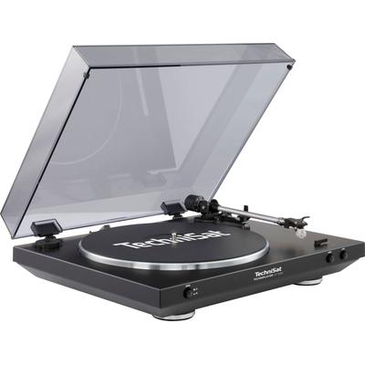 TECHNISAT Plattenspieler "TECHNIPLAYER LP 200", schwarz (schwarz, silber), B:43,5cm H:12,15cm T:37,2cm, Plattenspieler