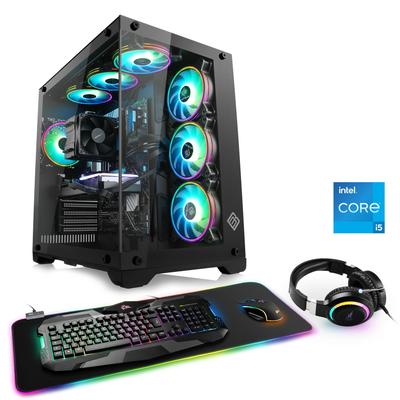 CSL Gaming-PC "Aerion C55111 Advanced Edition", schwarz, Microsoft Windows 11 Home (64 Bit), 16 GB RAM 1000 GB SSD, Computer Image