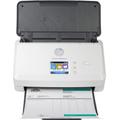 HP Einzugsscanner "ScanJet Pro N4000 snw1" Drucker schwarz-weiß (weiß, schwarz) Scanner