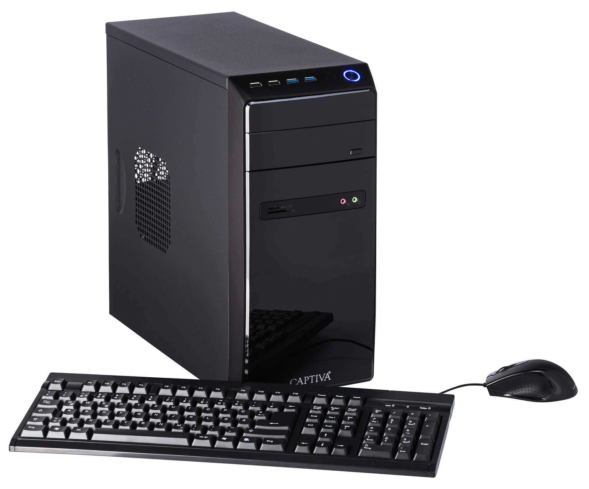 CAPTIVA Business-PC "Power Starter R65-278", schwarz, ohne Betriebssystem, 16 GB RAM 1.000 GB SSD, Desktop-PCs Image