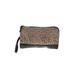 Joy Susan Wristlet: Gold Leopard Print Bags