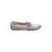 Cole Haan Nike Flats: Silver Solid Shoes - Women's Size 9 - Almond Toe