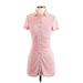 Sky To Moon Cocktail Dress - Shirtdress: Pink Dresses - Women's Size Small