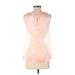 Club Monaco Sleeveless Blouse: Pink Tops - Women's Size Small