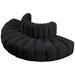 Meridian Furniture USA 90" Upholstered Sofa in Black | 30 H x 90 W x 45 D in | Wayfair 103Black-S4G