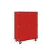 Stevens ID Systems Wardrobe/File Combo 48" W x 24" D x 67" H Cabinet for Classroom, Office Wood in Red | Wayfair 80609 F67-043