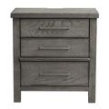 Birch Lane™ Justine 3 Drawer Nightstand Wood in Gray | Wayfair A3FFB0C88C764B40A68478EC6C92A6C4