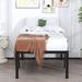 Alwyn Home Andesine 20" Bed Frame Metal in Brown | 20 H x 38 W x 75 D in | Wayfair 9609C9E97F064B90954229E7609AA69D