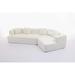 White Reclining Sectional - Ebern Designs Darliss 2 - Piece Upholstered Sectional Polyester | 26.11 H x 125.32 W x 43.43 D in | Wayfair