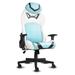 Inbox Zero Adjustable Ergonomic Swiveling PC & Racing Game Chair Foam Padding in Green/White | 54 H x 28 W x 23 D in | Wayfair