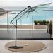 Arlmont & Co. Orabelle Beach Umbrella in Brown | Wayfair B37AC29879FF4155A18FE469F366B2B7