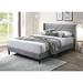 Ebern Designs Breelee Upholstered Platform Bed Upholstered in Gray | 41.14 H x 64.17 W x 83.66 D in | Wayfair 39A6BB8C22FB4AE5AAC3A11F02BB6174