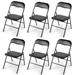 Latitude Run® Plastic Folding Chair, Party Chairs 6 Pack, Stackable Indoor Outdoor Chair 300 Lbs Capacity | 29.9 H x 18.9 W x 17.3 D in | Wayfair