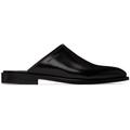 Black Square Toe Slippers