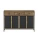 40''/47'' Sideboard Buffet Cabinet,Wood Sideboard Storage Cabinet with 3 Doors/4 Doors,Sideboard Buffet Console Table