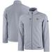 Men's Cutter & Buck Gray Jacksonville Jaguars Evoke Eco Softshell Recycled Full-Zip Jacket