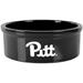 Black Pitt Panthers 7" Pet Bowl