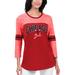 Women's G-III 4Her by Carl Banks Red Chicago Bulls Play the Game 3/4-Sleeve T-Shirt