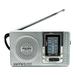 Chicmine BC-R2048 Mini Radio Pocket Size Telescopic Antenna Battery Powered Portable AM FM Radio for Elder