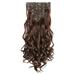 Desertasis wig curly hair big wave wig piece 7-piece Set Matte Clip Wig Curly Hair Big Wave Wig Piece