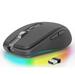 FMOUSE Optical indicator Computer Mice Adjustable Battery Laptop Mouse Computer Mice Mouse Mouse Dual-Mode Mouse Computer Adjustable DPI Built-in Mice Adjustable DPI Mouse DPI(800/1200/1600/2400) 6