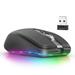 FMOUSE Optical indicator Mouse Computer Mice Adjustable DPI Built-in Dual-Mode Mouse Computer Mouse Mouse Mice Adjustable DPI Built-in Battery Laptop HUIOP Computer Mice Adjustable BUZHI