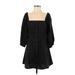 Danielle Bernstein Casual Dress: Black Dresses - Women's Size 4