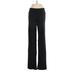 Nike Yoga Pants - Mid/Reg Rise Flared Leg Boyfriend: Black Activewear - Women's Size Small