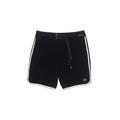 Quiksilver Athletic Shorts: Black Print Activewear - Women's Size 33