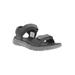 Women's Travel Active Aspire Sandal by Propet in Black (Size 6 1/2 2E)