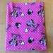 Disney Other | Disney Minnie Mouse Fleece Fabric | Color: Black/Pink | Size: Os