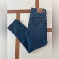 Levi's Jeans | Levis Womens Size 30 Medium Wash Mid Rise Blue Stretch Denim Boyfriend Jeans | Color: Blue | Size: 30