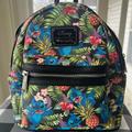 Disney Accessories | Disney Loungefly Lilo And Stitch Backpack Hawaiian Theme | Color: Green | Size: Osg