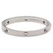 Kate Spade Jewelry | Kate Spade Silver Spot The Spade Studded Bangle Bracelet | Color: Silver | Size: Os