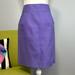 J. Crew Skirts | J Crew Purple The Pencil Straight Skirt 4 | Color: Purple | Size: 4