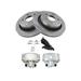 2004-2009 Dodge Durango Rear Brake Pad Rotor and Caliper Set - TRQ