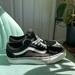 Vans Shoes | Black Women’s Low Top Van Sneakers | Color: Black | Size: 7.5