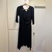 Anthropologie Dresses | Anthropologie Forever Sweetheart Maeve Long Sleeve Black Dress - Size: Medium | Color: Black | Size: M
