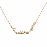 Kate Spade Jewelry | Kate Spade Gold I Dare You Necklace | Color: Gold | Size: Os