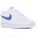 Nike Shoes | Nike Court Vision Low Shoes White/Blue Cd5434-108 Size Us 5, Eu 35.5 | Color: Blue/White | Size: 5